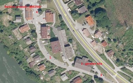 Lokacije parkirnih prostorov - Brezno